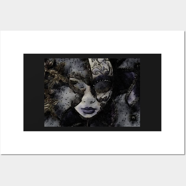 Nox Masquerade Mask Wall Art by KirstenStar 